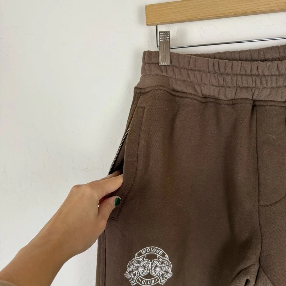 darc sports brown patchwork sweats 298/1000